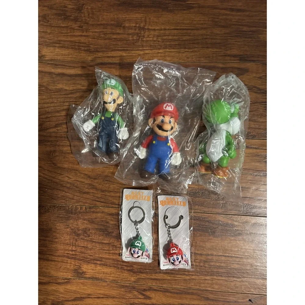 SUPER MARIO Figures Bundle ACTION FIGURE NINTENDO TOY (BRAND NEW)